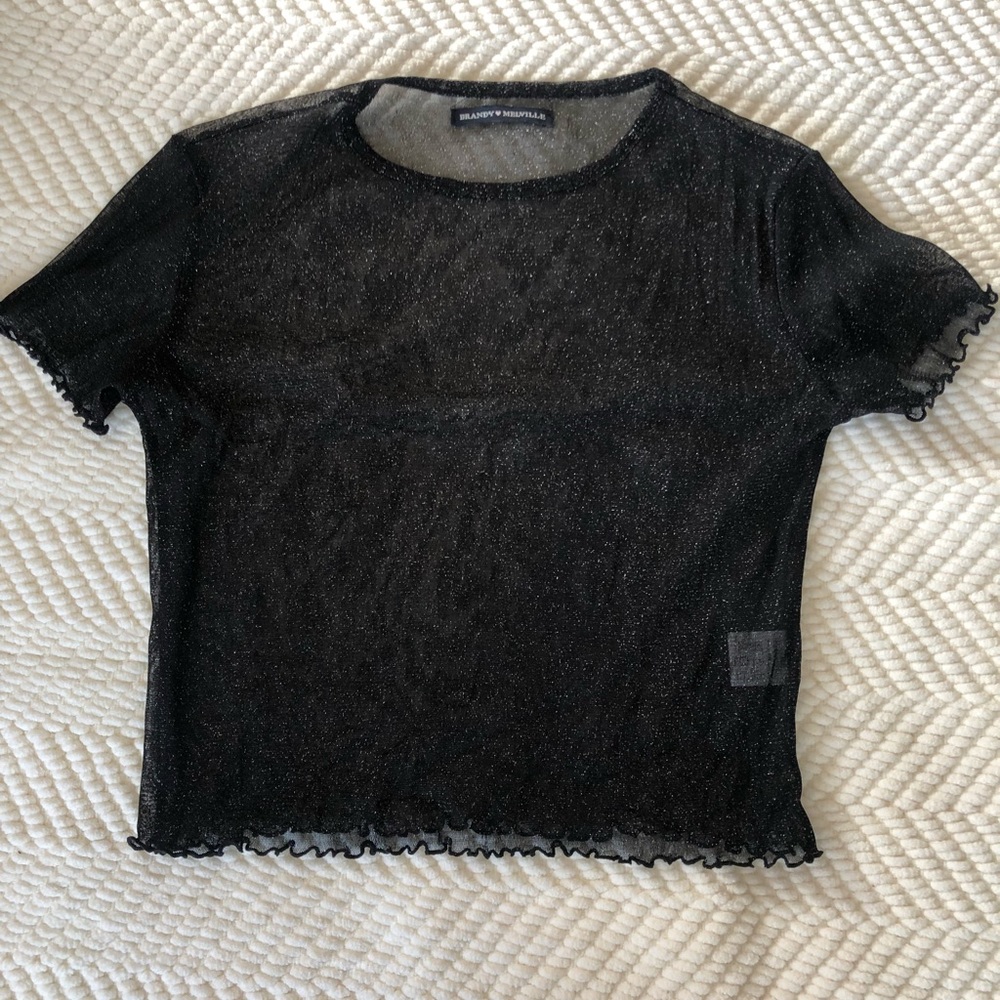 Brandy Melville sheer shirt